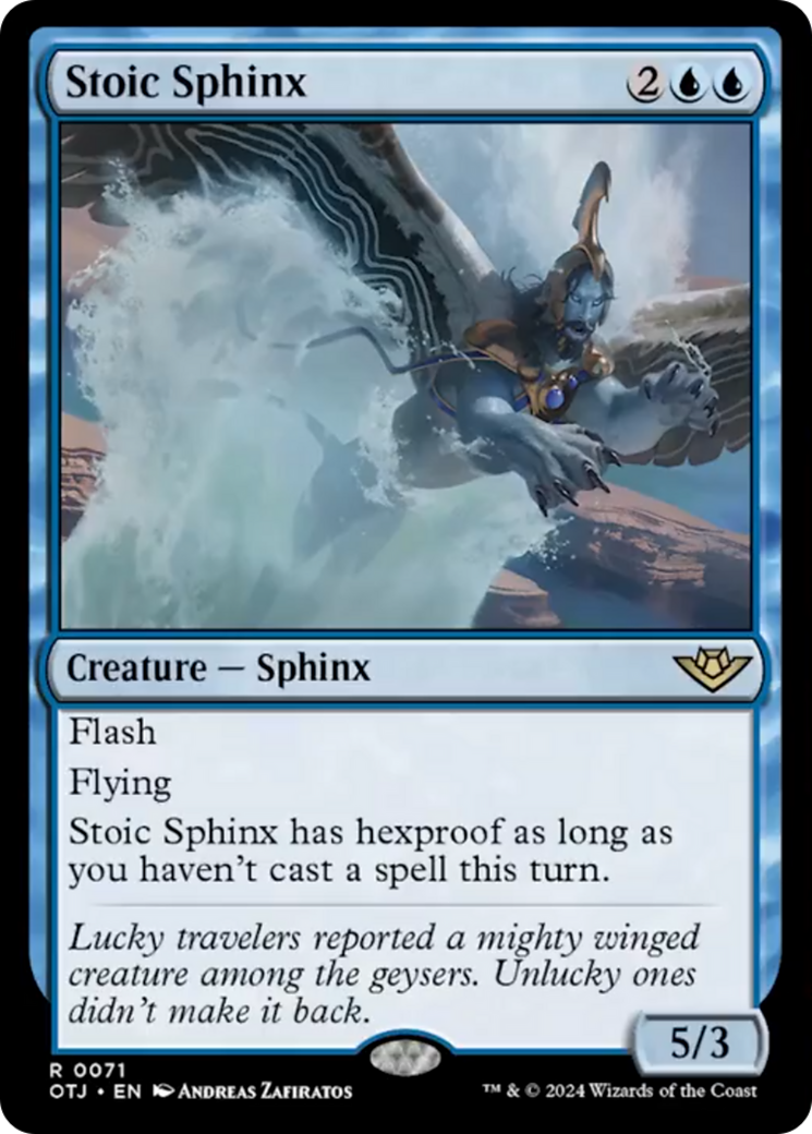 Stoic Sphinx [Outlaws of Thunder Junction] | Good Games Morley