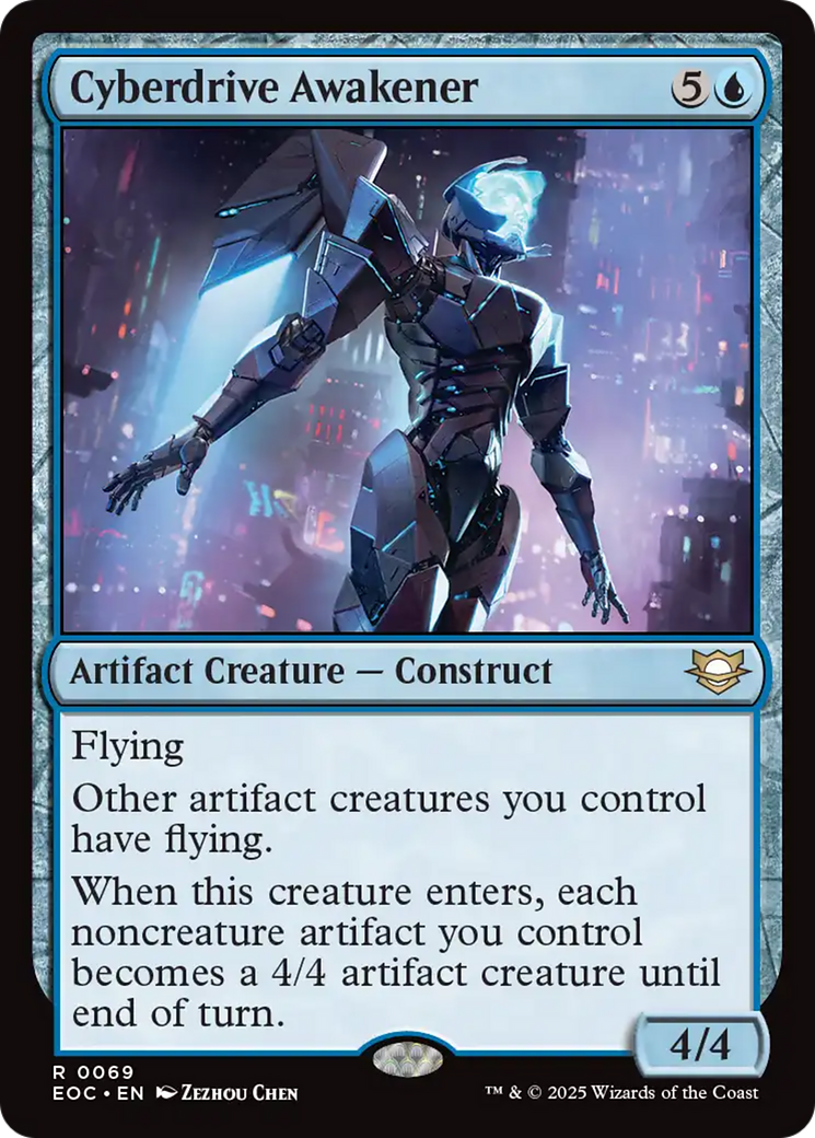 Cyberdrive Awakener [Edge of Eternities Commander] | Good Games Morley
