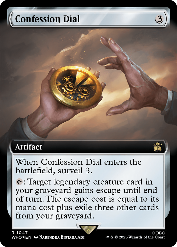 Confession Dial (Extended Art) (Surge Foil) [Doctor Who] | Good Games Morley