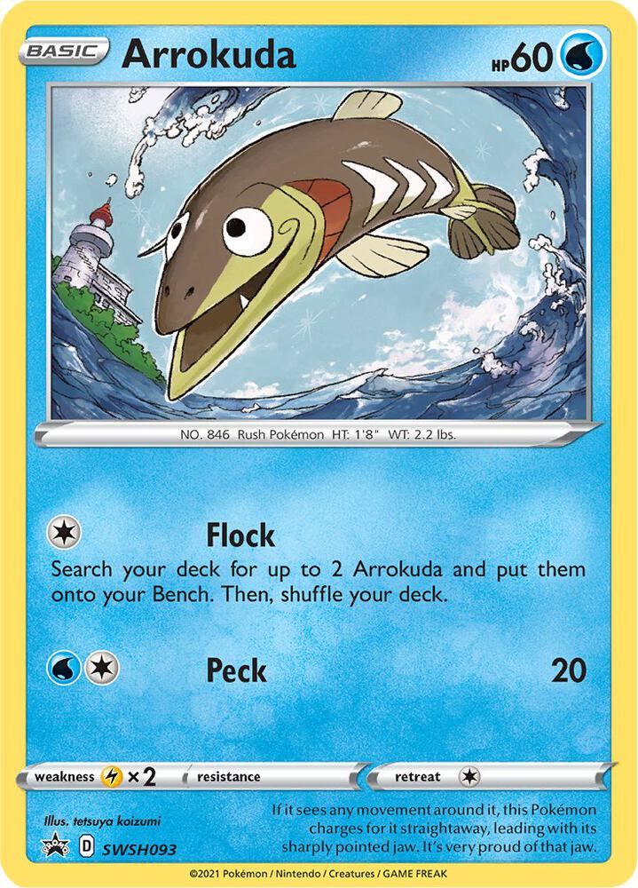 Arrokuda SWSH093 (SWSH: Sword & Shield Promo Cards)  - Holofoil | Good Games Morley