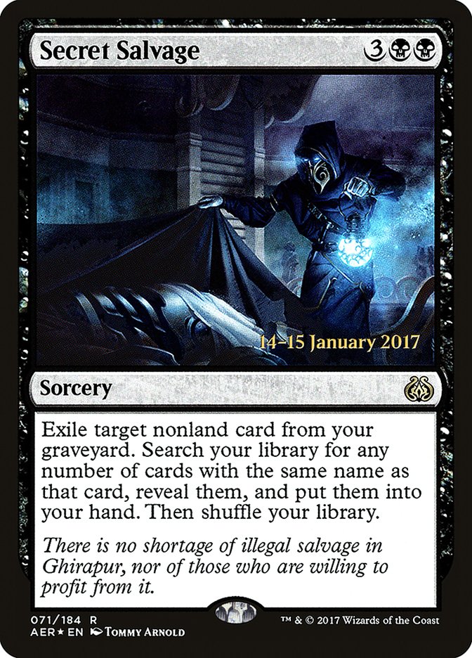 Secret Salvage [Aether Revolt Prerelease Promos] | Good Games Morley