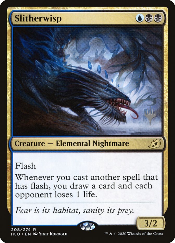 Slitherwisp (Promo Pack) [Ikoria: Lair of Behemoths Promos] | Good Games Morley