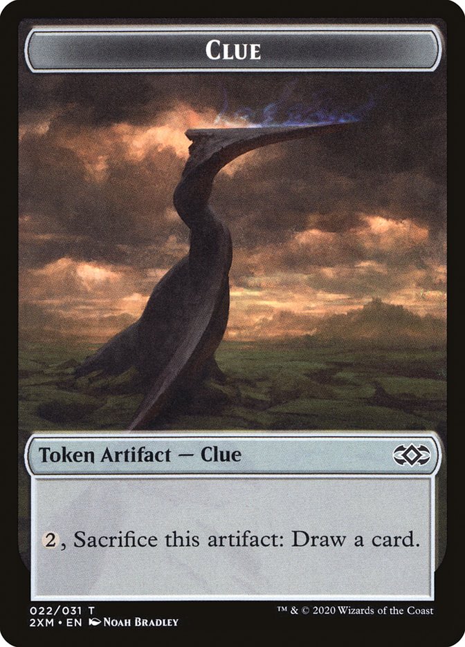 Clue Token [Double Masters Tokens] | Good Games Morley