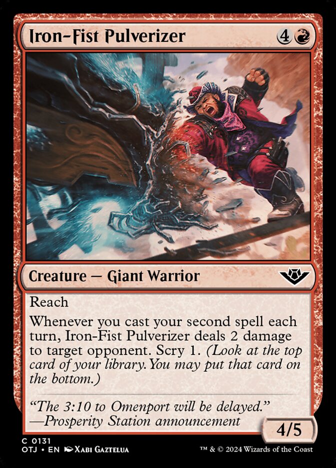 Iron-Fist Pulverizer 131/286 (Outlaws of Thunder Junction)  | Good Games Morley
