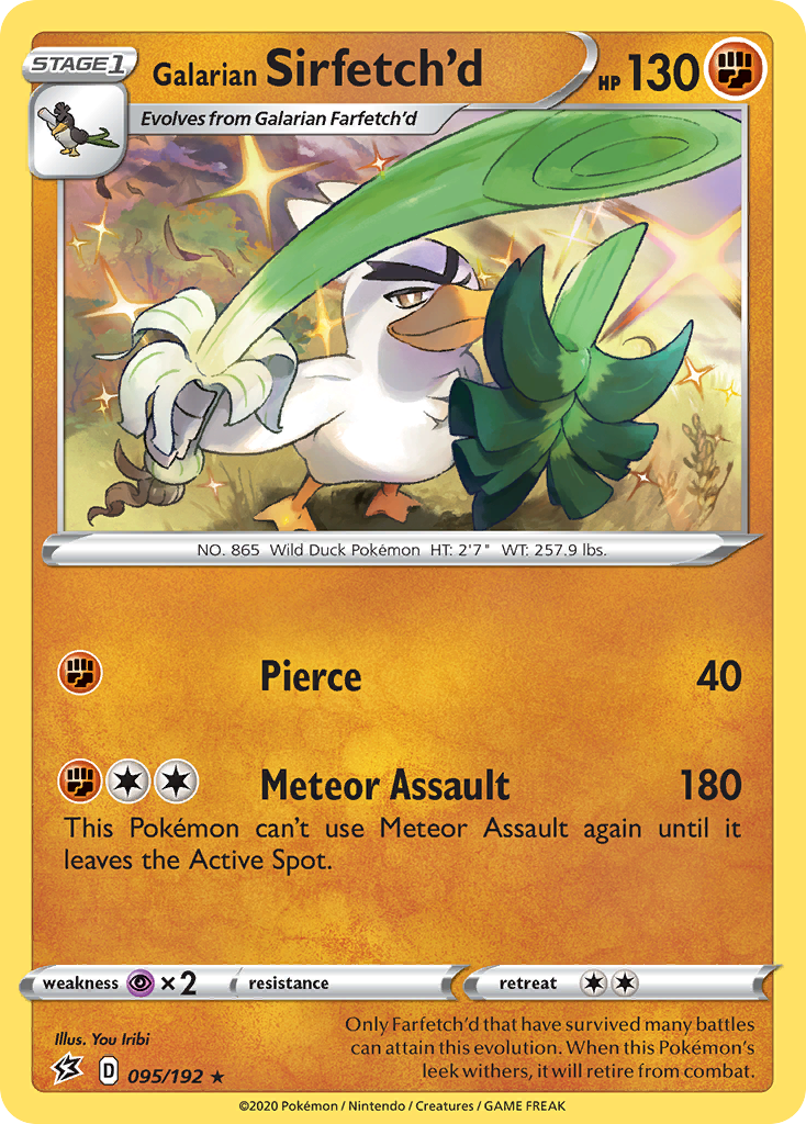 Galarian Sirfetch'd (095/192) [Sword & Shield: Rebel Clash] | Good Games Morley