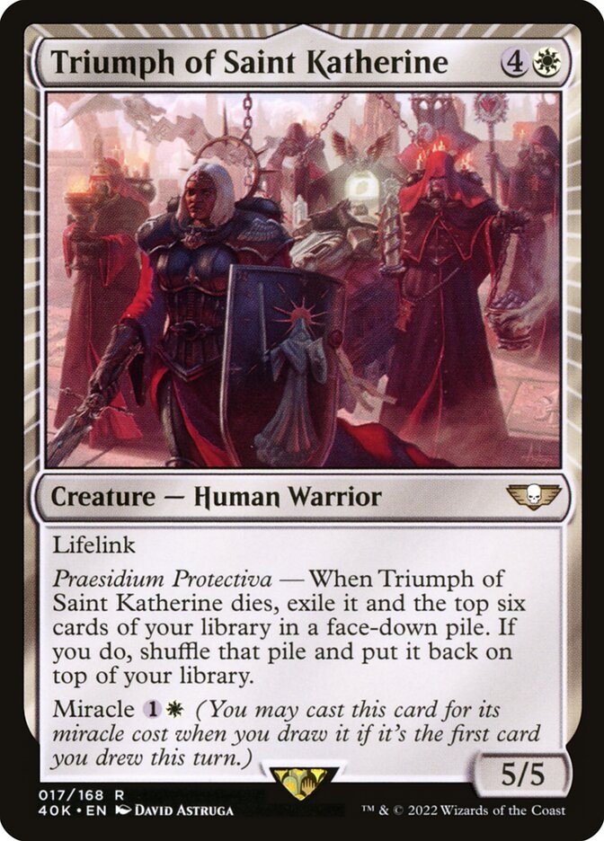 Triumph of Saint Katherine 17/617 (Universes Beyond: Warhammer 40,000)  | Good Games Morley