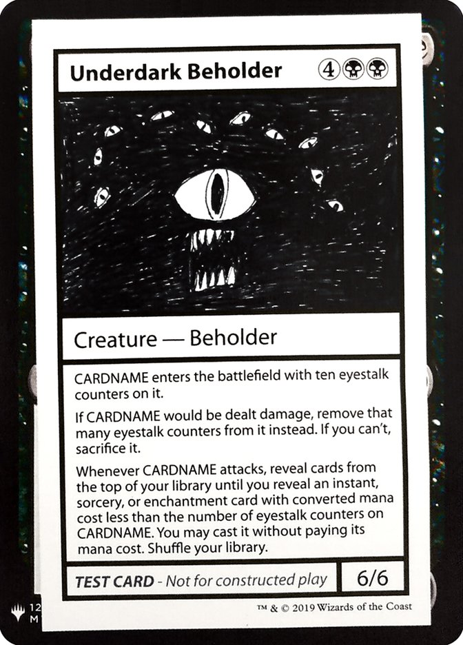 Underdark Beholder [Mystery Booster Playtest Cards] | Good Games Morley