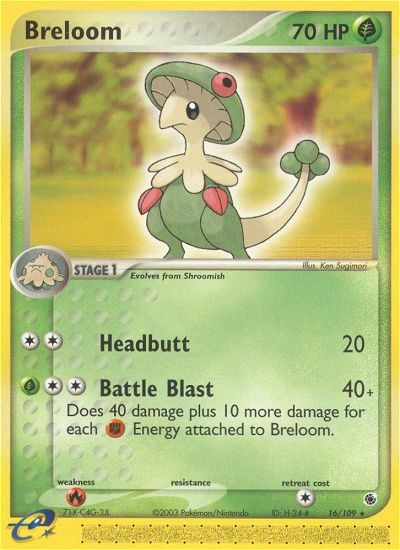 Breloom (16/109) [EX: Ruby & Sapphire] | Good Games Morley