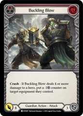 Buckling Blow (Red) [U-WTR057] (Welcome to Rathe Unlimited)  Unlimited Rainbow Foil | Good Games Morley
