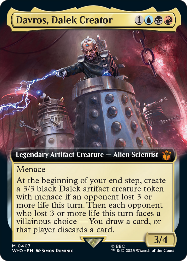 Davros, Dalek Creator (Extended Art) [Doctor Who] | Good Games Morley