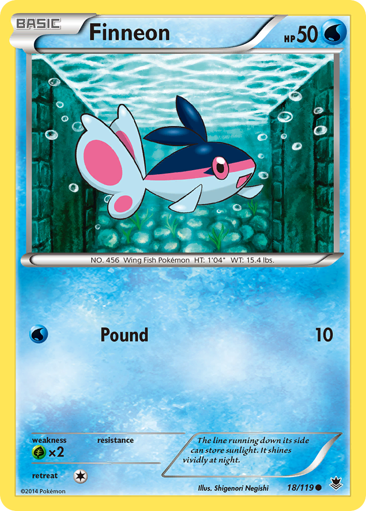 Finneon (18/119) [XY: Phantom Forces] | Good Games Morley