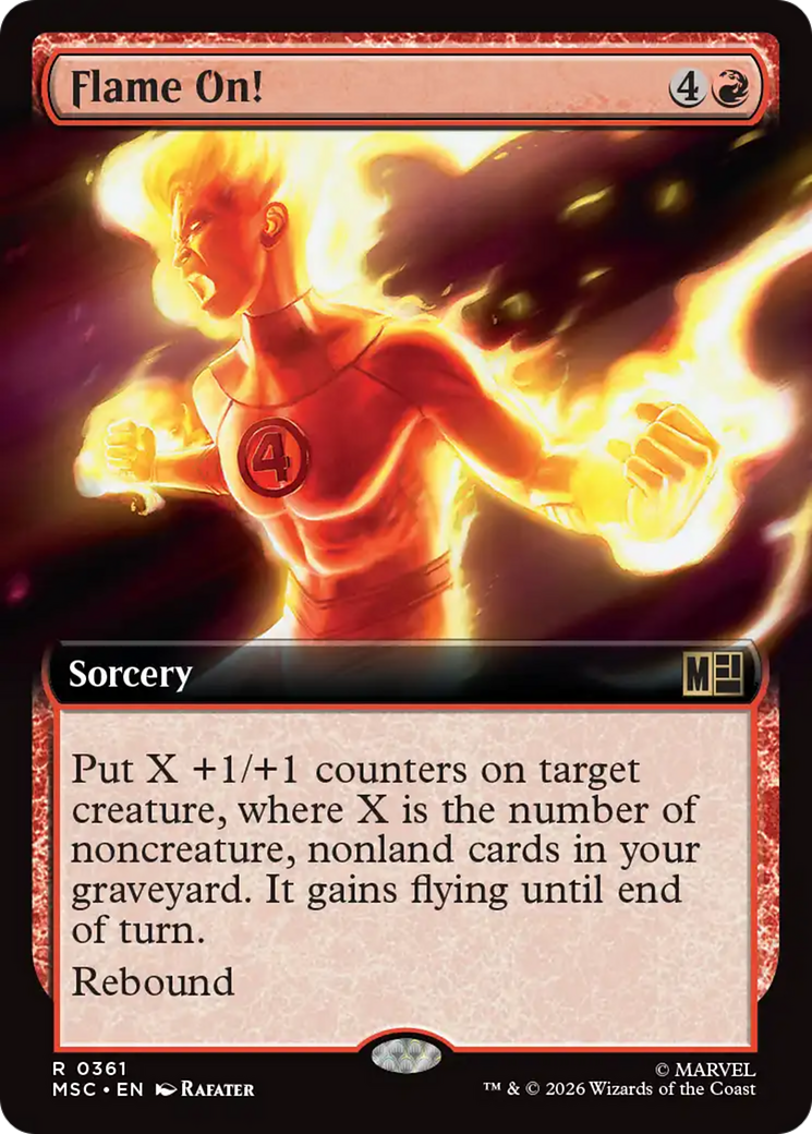 Flame On! (Extended Art) [Marvel Super Heroes Commander] | Good Games Morley