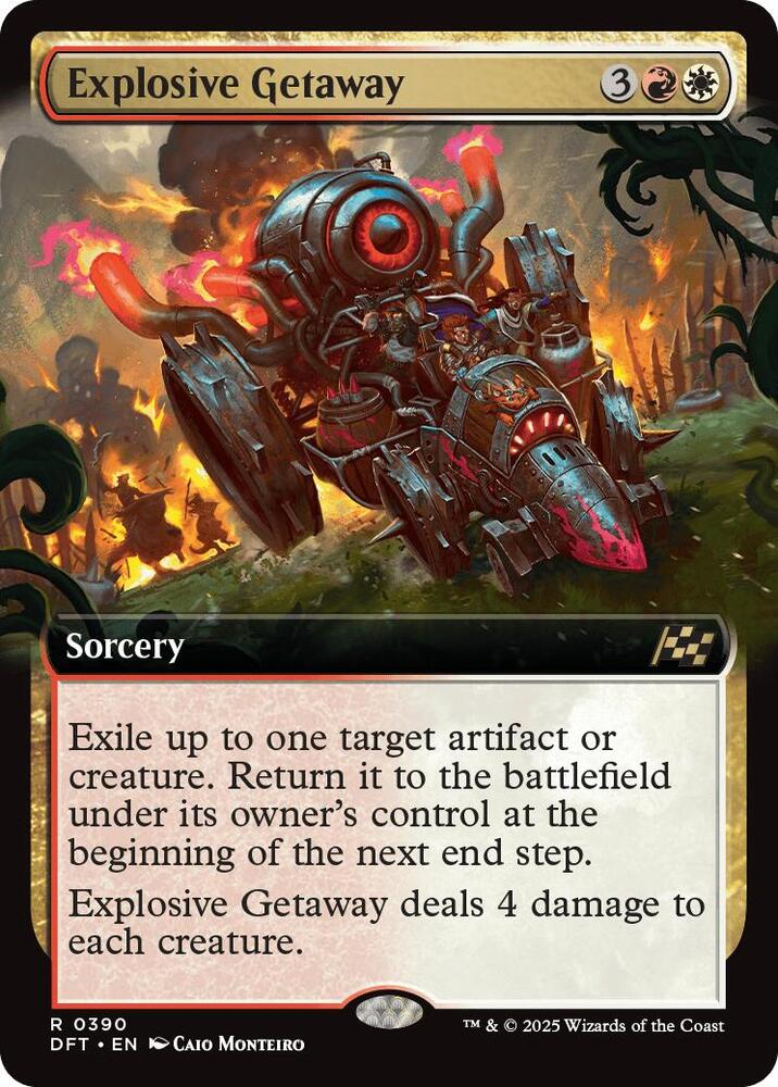 Explosive Getaway 390/291 (Aetherdrift)  - Extended Art Foil | Good Games Morley