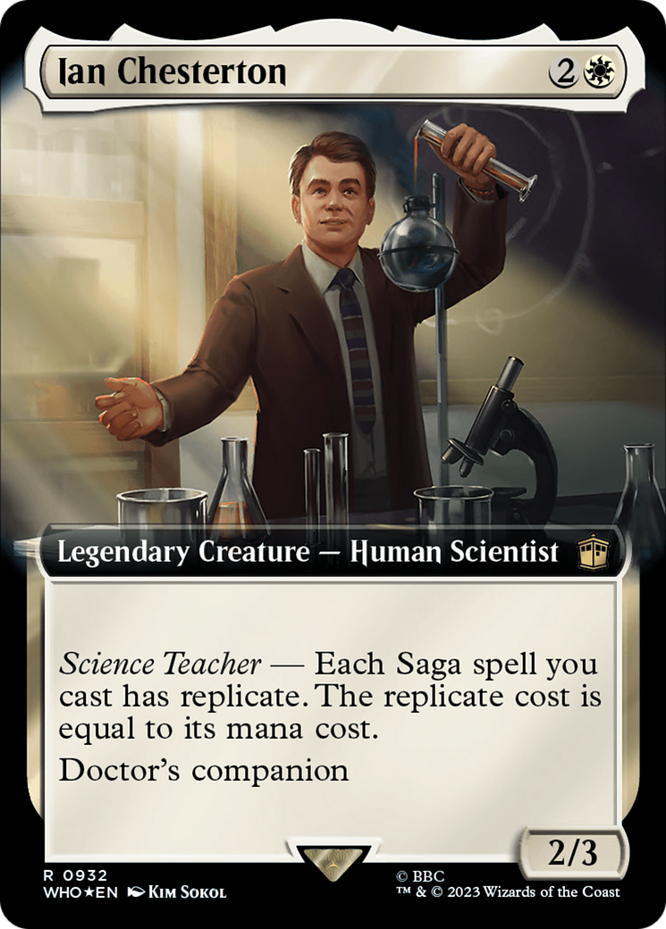 Ian Chesterton (Extended Art) (Surge Foil) [Doctor Who] | Good Games Morley
