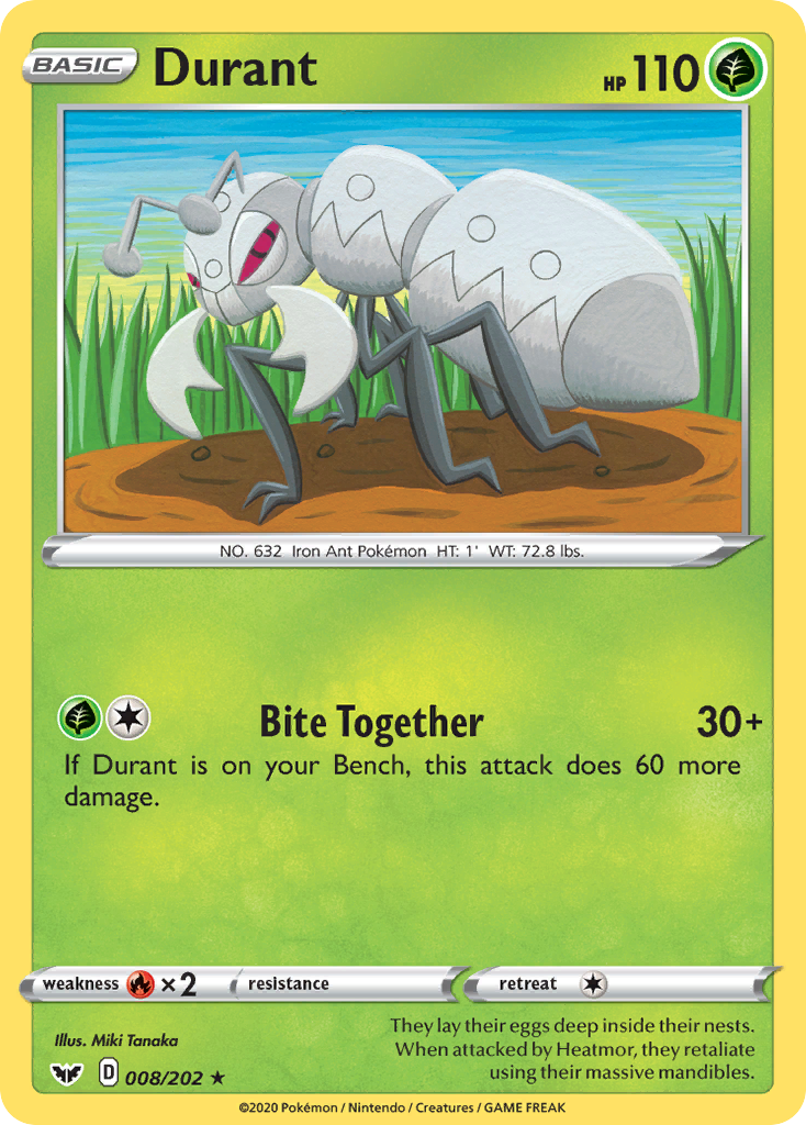 Durant (008/202) [Sword & Shield: Base Set] | Good Games Morley