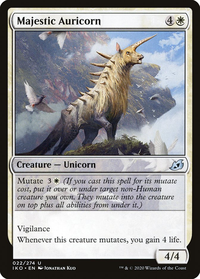 Majestic Auricorn [Ikoria: Lair of Behemoths] | Good Games Morley