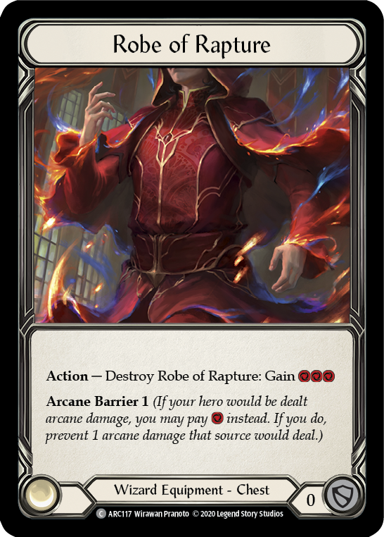 Robe of Rapture [U-ARC117] (Arcane Rising Unlimited)  Unlimited Rainbow Foil | Good Games Morley