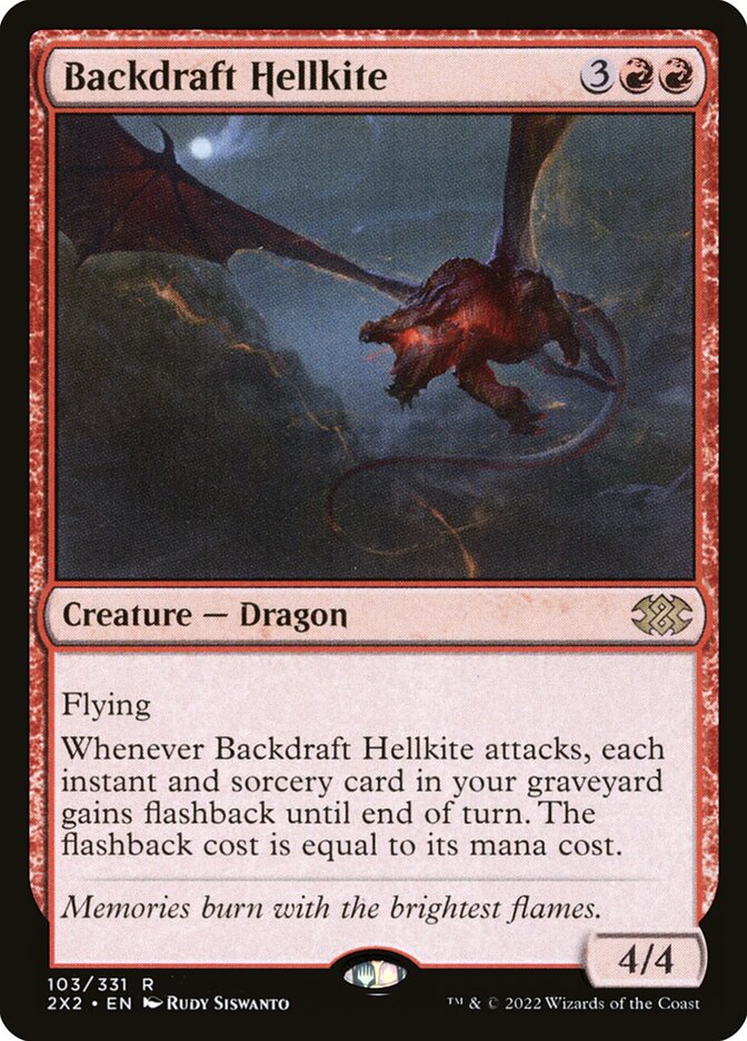 Backdraft Hellkite 103 (Double Masters 2022)  | Good Games Morley