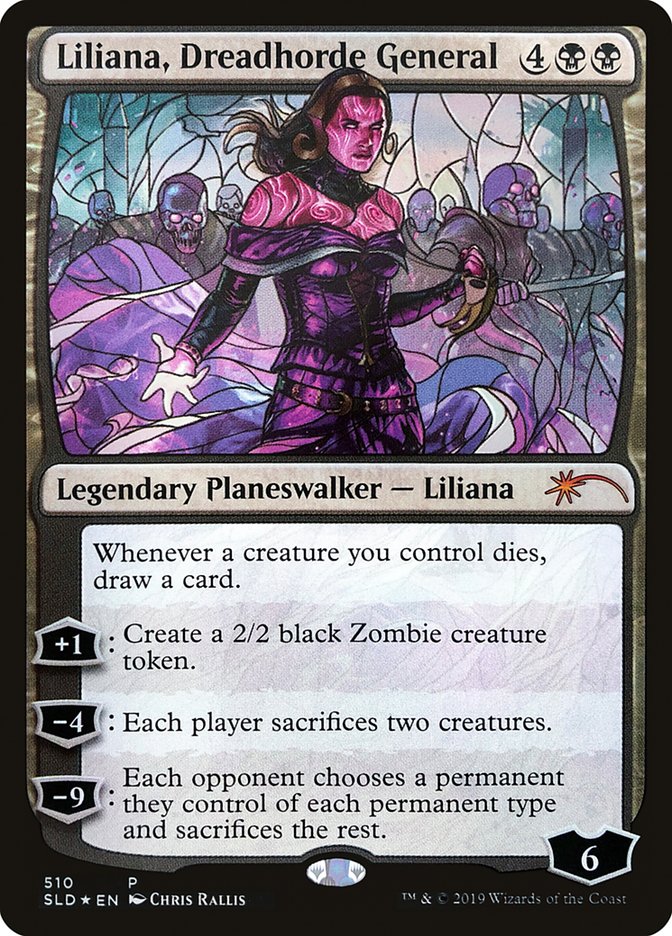 Liliana, Dreadhorde General (Stained Glass) [Secret Lair Drop Promos] | Good Games Morley