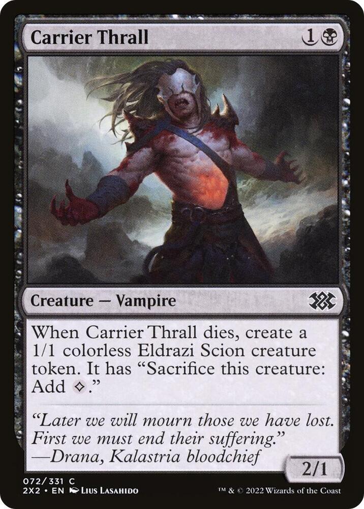 Carrier Thrall 72 (Double Masters 2022)  - Foil | Good Games Morley