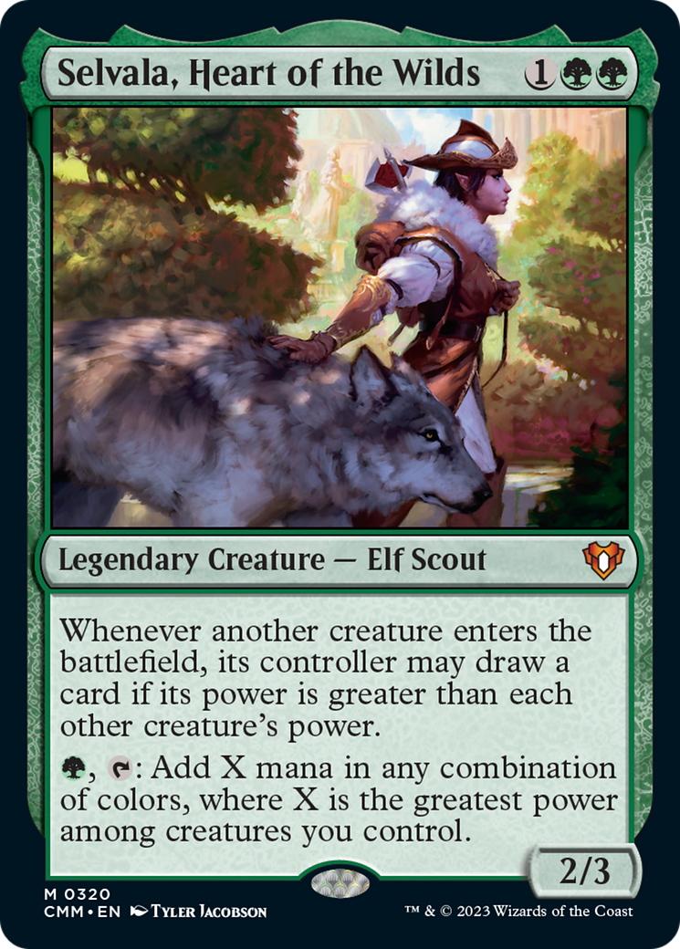 Selvala, Heart of the Wilds [Commander Masters] | Good Games Morley