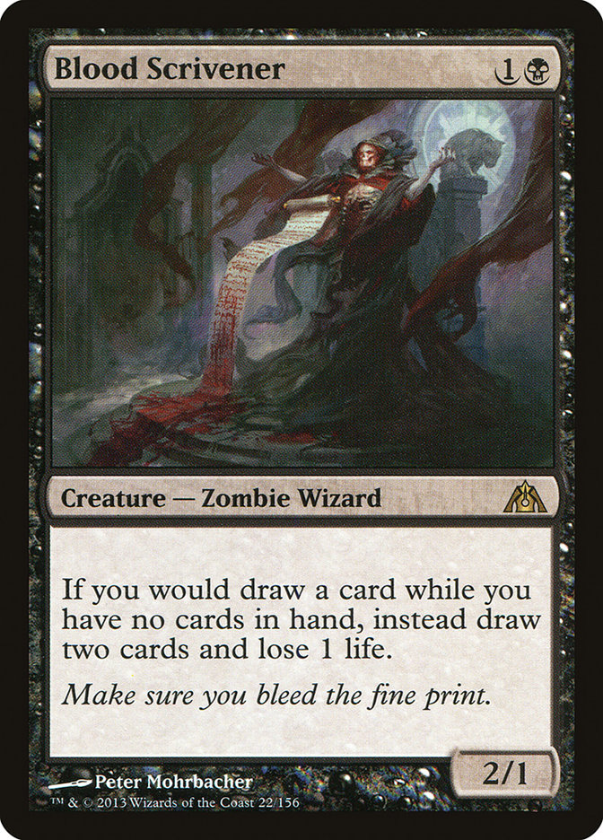 Blood Scrivener 22/156 (Dragon's Maze)  | Good Games Morley