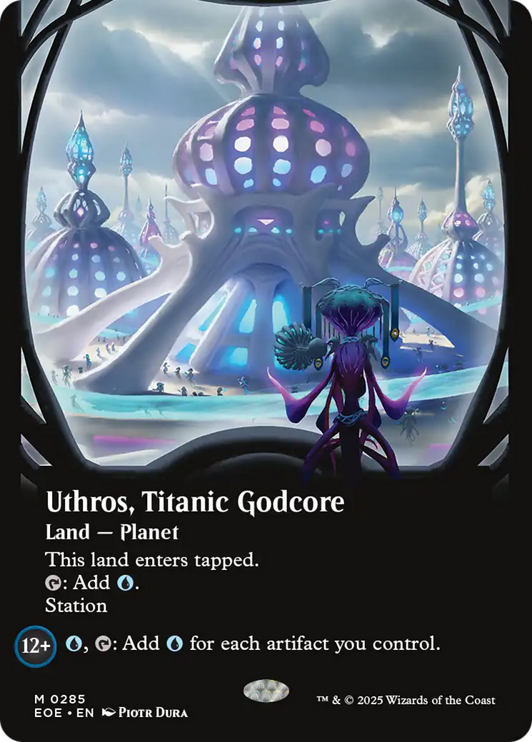 Uthros, Titanic Godcore (Borderless) [Edge of Eternities] | Good Games Morley