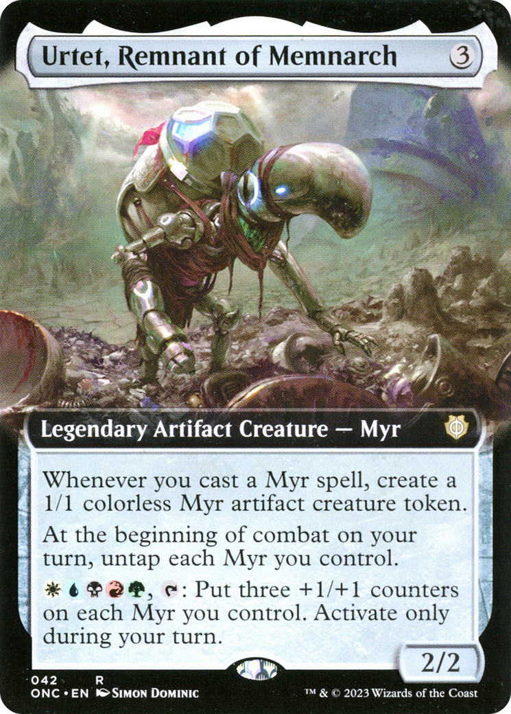 Urtet, Remnant of Memnarch (Extended Art) [Phyrexia: All Will Be One Commander] | Good Games Morley