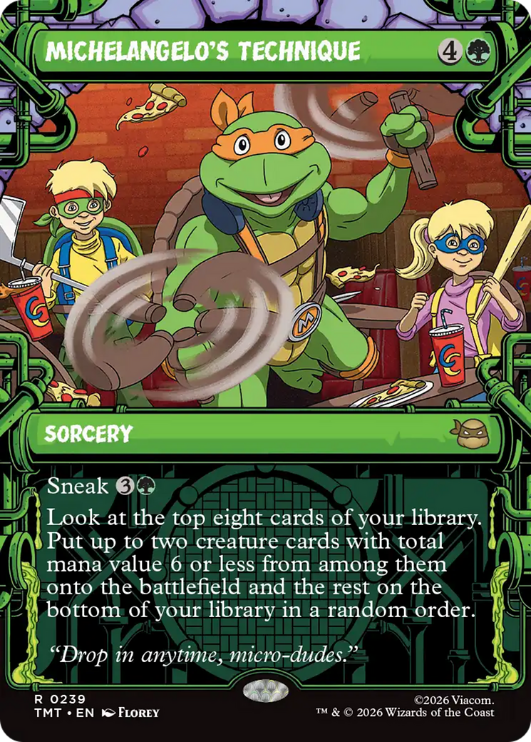 Michelangelo's Technique (Showcase) [Teenage Mutant Ninja Turtles] | Good Games Morley