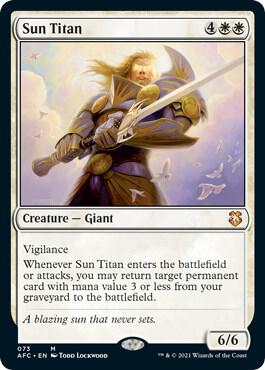 Sun Titan 73/62 (Commander: Adventures in the Forgotten Realms)  | Good Games Morley