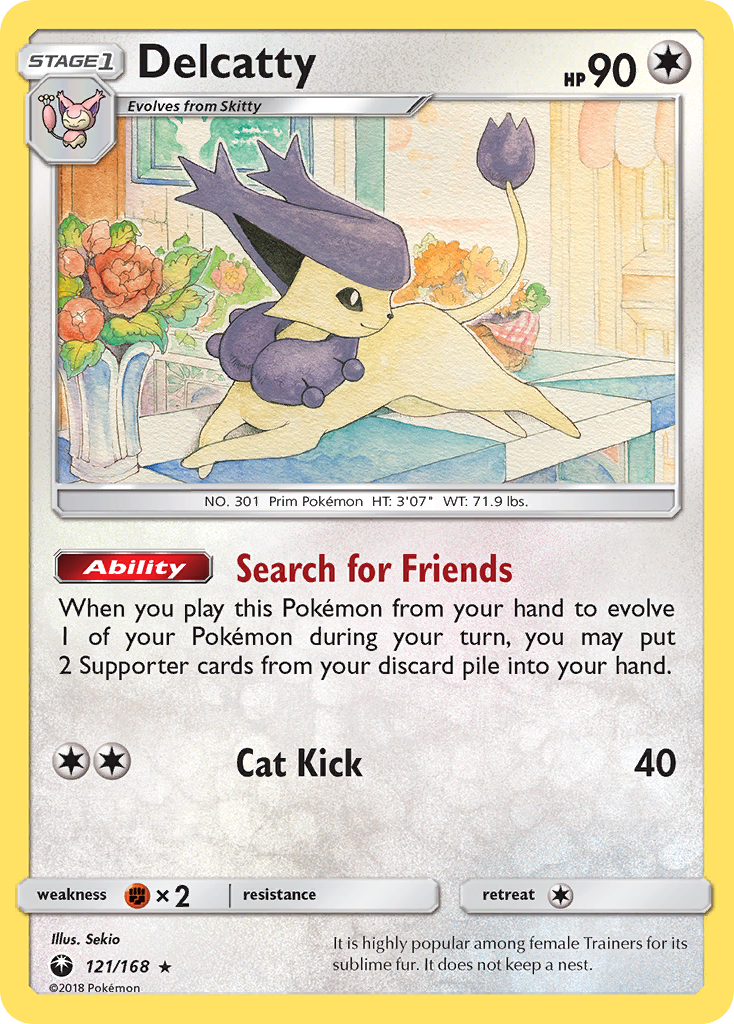 Delcatty (121/168) [Sun & Moon: Celestial Storm] | Good Games Morley