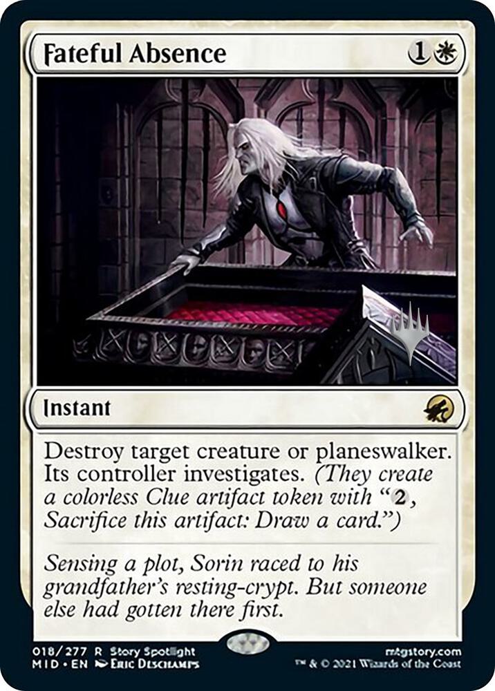 Fateful Absence 18 (Promo Pack: Innistrad: Midnight Hunt)  | Good Games Morley