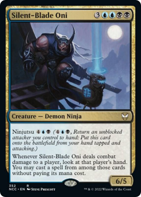 Silent Blade Oni 352 (Commander: Streets of New Capenna)  | Good Games Morley