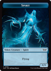 Spirit (0008) // Manifest Double-Sided Token [Duskmourn: House of Horror Tokens] | Good Games Morley