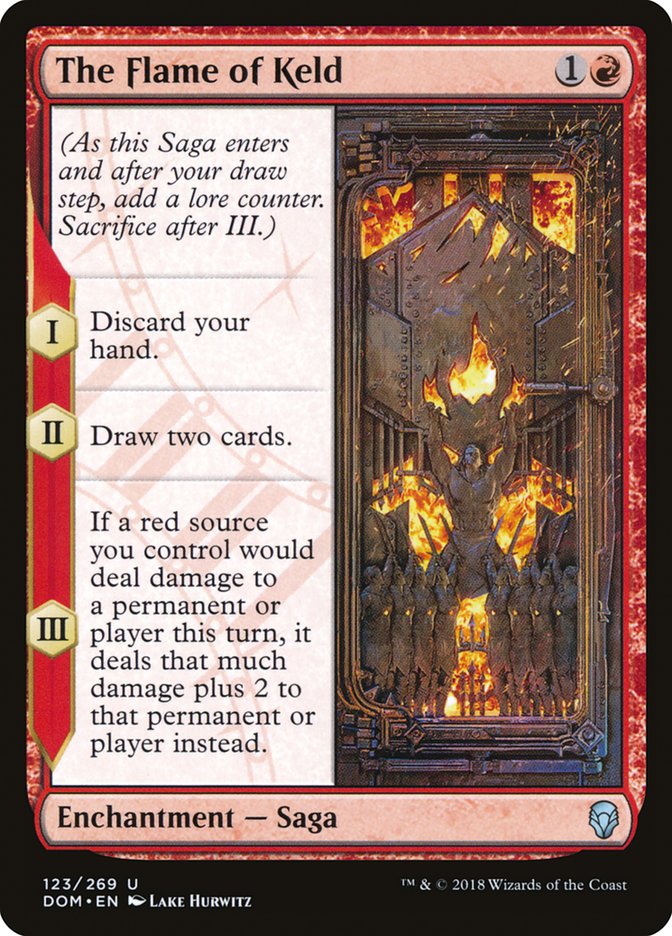 The Flame of Keld 123/269 (Dominaria)  - Foil | Good Games Morley