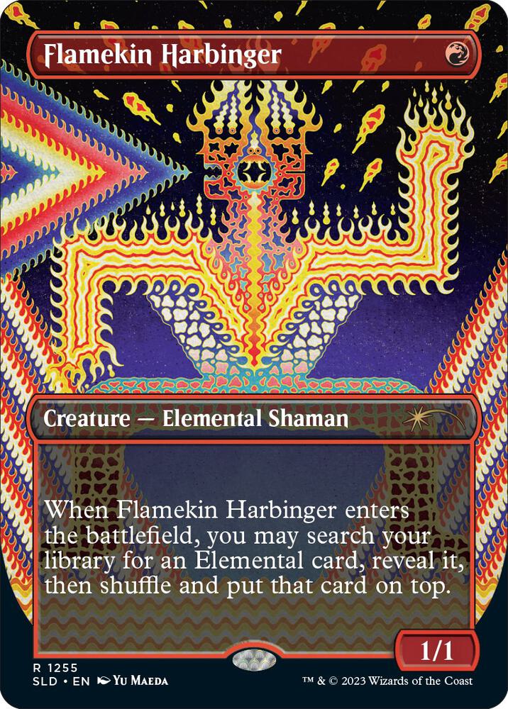 Flamekin Harbinger 1255 (Secret Lair Drop Series)  - Borderless Foil | Good Games Morley