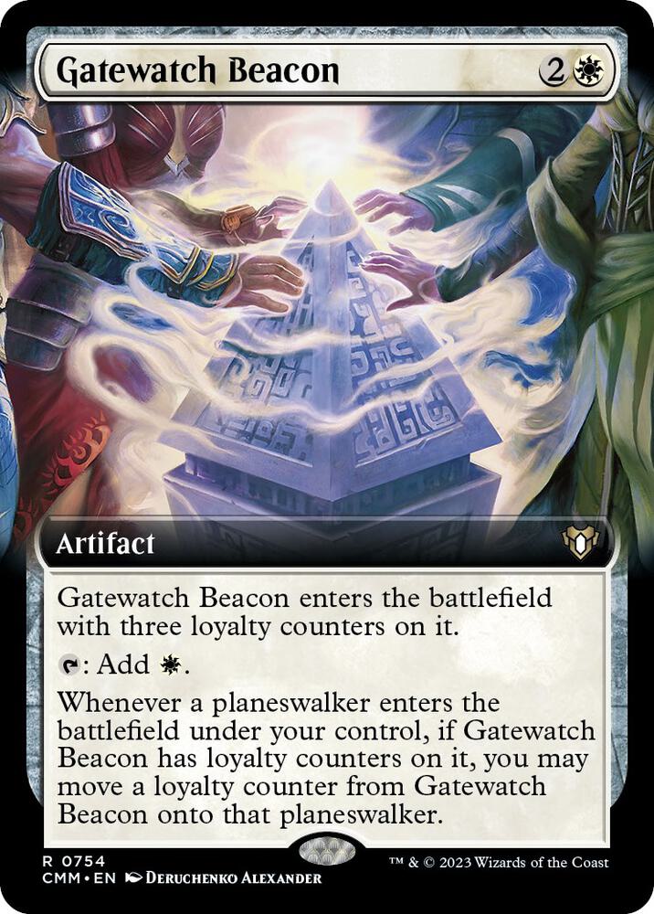Gatewatch Beacon 754/451 (Commander Masters)  - Extended Art | Good Games Morley
