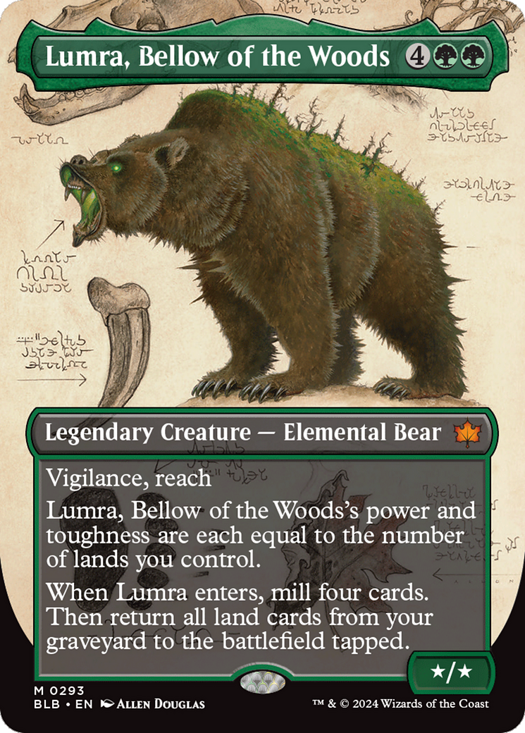 Lumra, Bellow of the Woods (Borderless) (0293) [Bloomburrow] | Good Games Morley