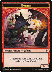 Goblin // Zombie Double-Sided Token [Commander 2016 Tokens] | Good Games Morley