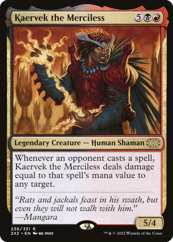Kaervek the Merciless 236/331 (Double Masters 2022)  | Good Games Morley