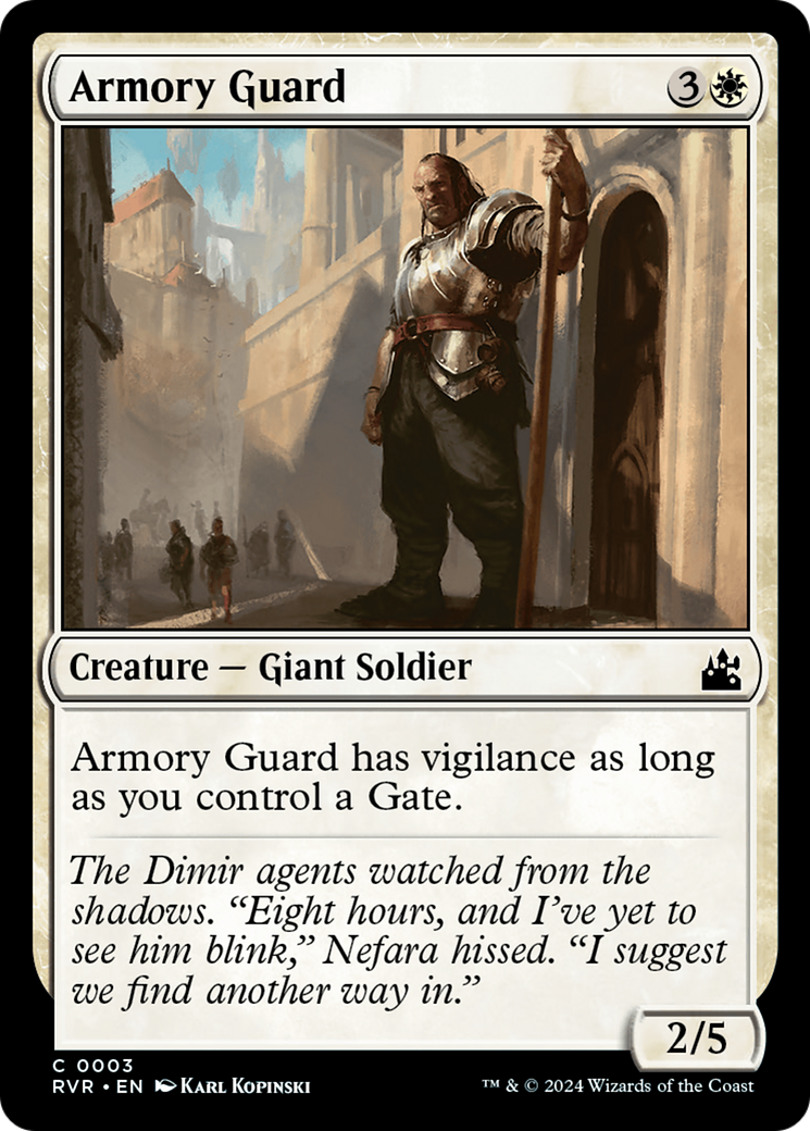 Armory Guard [Ravnica Remastered] | Good Games Morley