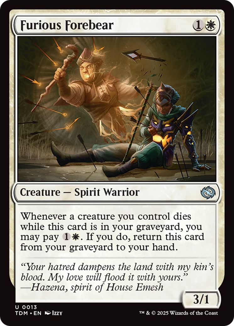 Furious Forebear [Tarkir: Dragonstorm] | Good Games Morley
