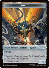 Food // Robot Double-Sided Token [Marvel's Spider-Man Tokens] | Good Games Morley
