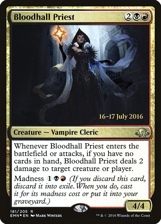 Bloodhall Priest [Eldritch Moon Prerelease Promos] | Good Games Morley