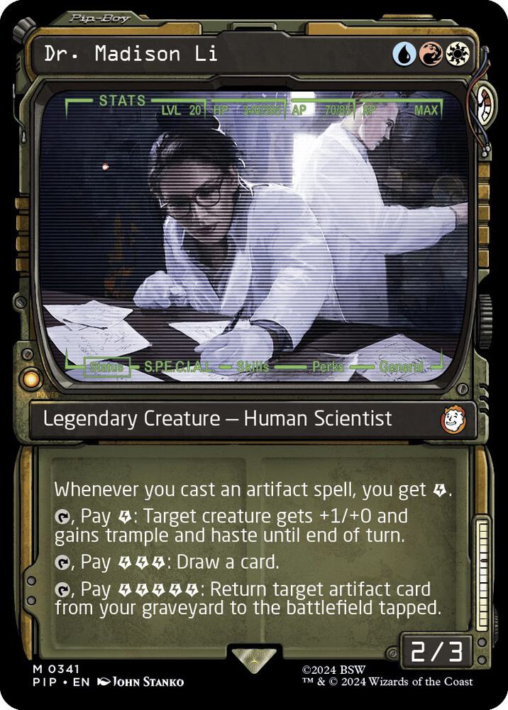 Dr. Madison Li 341/326 (Universes Beyond: Fallout)  - Showcase Foil | Good Games Morley