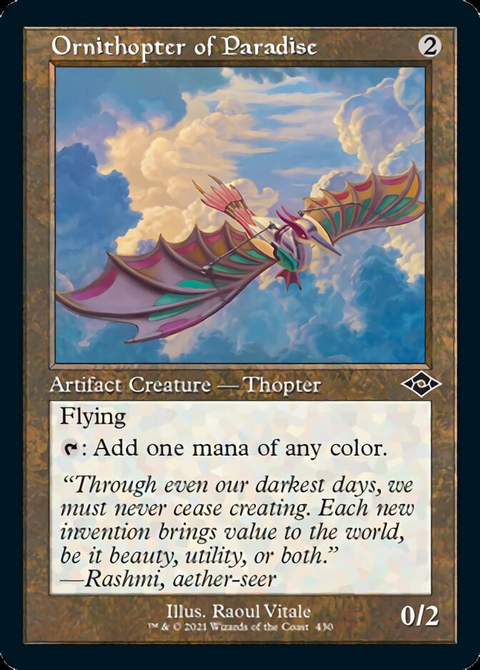 Ornithopter of Paradise (Retro Foil Etched) [Modern Horizons 2] | Good Games Morley