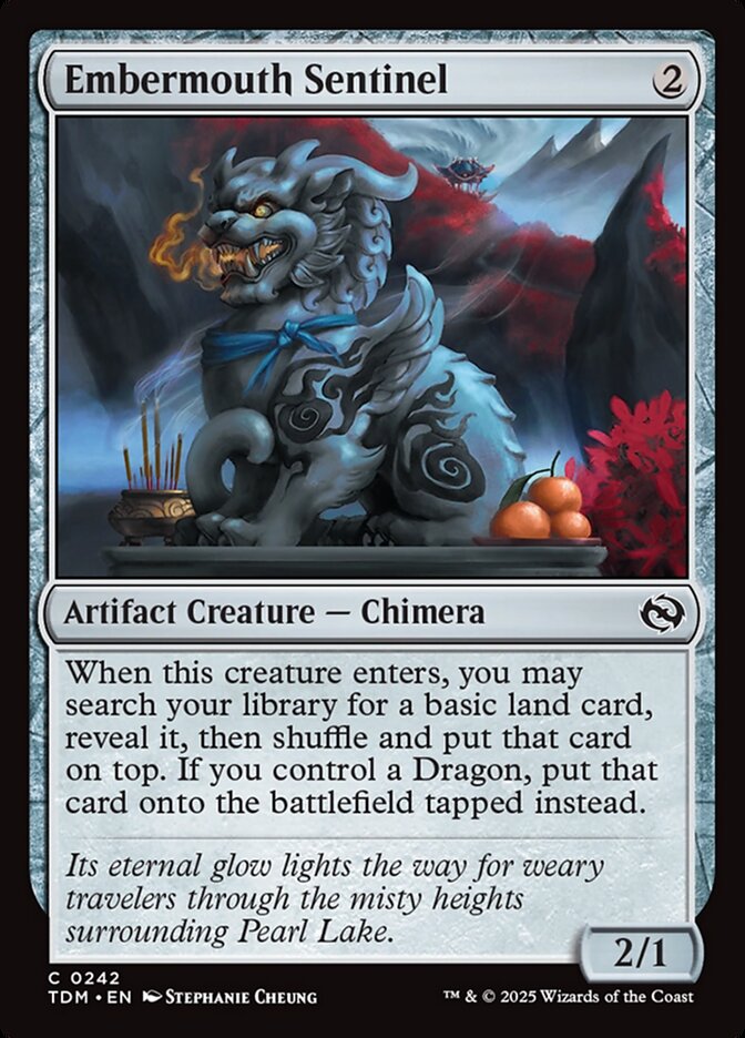 Embermouth Sentinel 242 (Tarkir: Dragonstorm)  | Good Games Morley