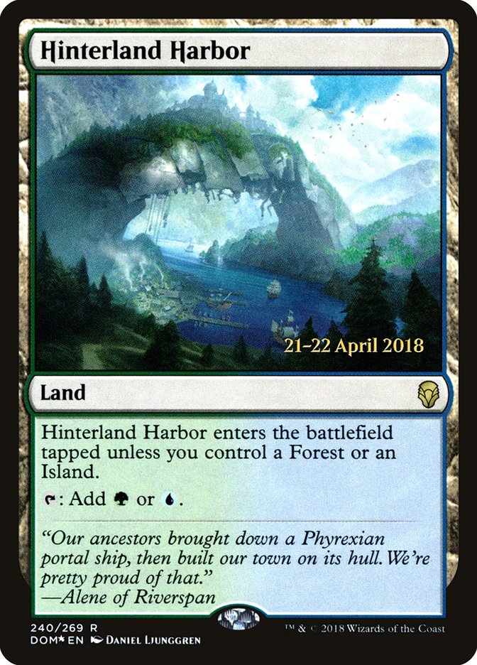 Hinterland Harbor [Dominaria Prerelease Promos] | Good Games Morley