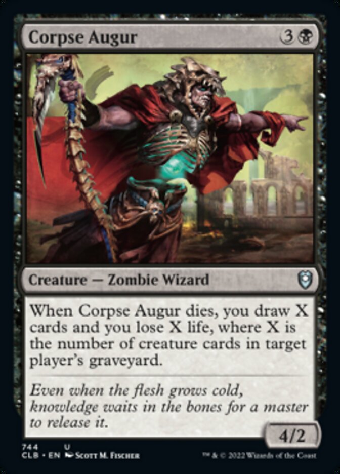 Corpse Augur [Commander Legends: Battle for Baldur's Gate] | Good Games Morley