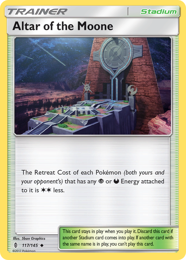 Altar of the Moone (117/145) [Sun & Moon: Guardians Rising] | Good Games Morley